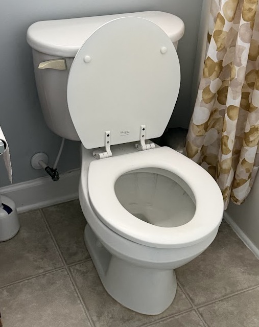 Before: New Updated Toilet Installation — Raleigh, NC — Plumbing Fixtures in Raleigh, NC