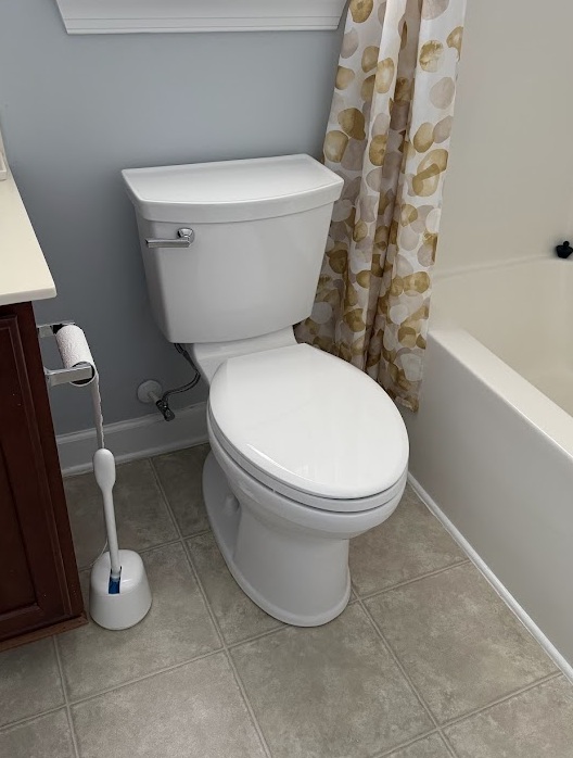 After: New Updated Toilet Installation — Raleigh, NC — Plumbing Fixtures in Raleigh, NC