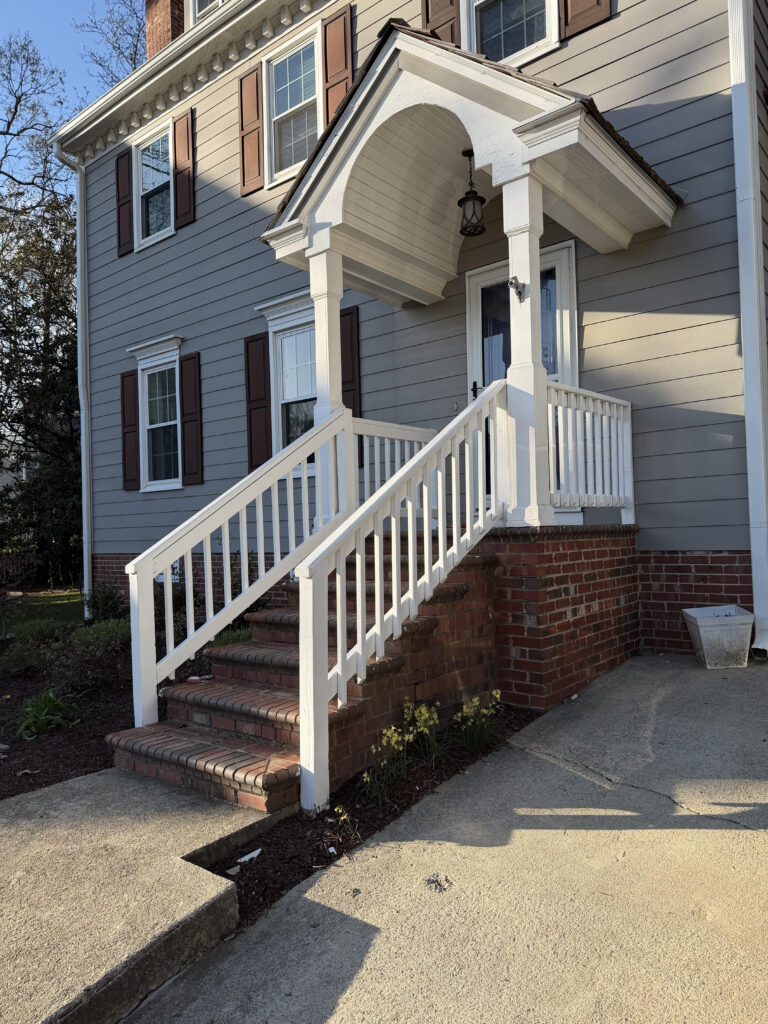 After: Front Porch Modernization — Deck Repair in Cary, NC
